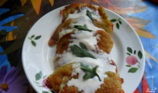картофельно-кабачковые драники