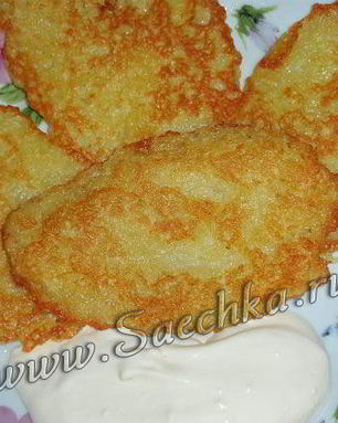Картофельные драники постные