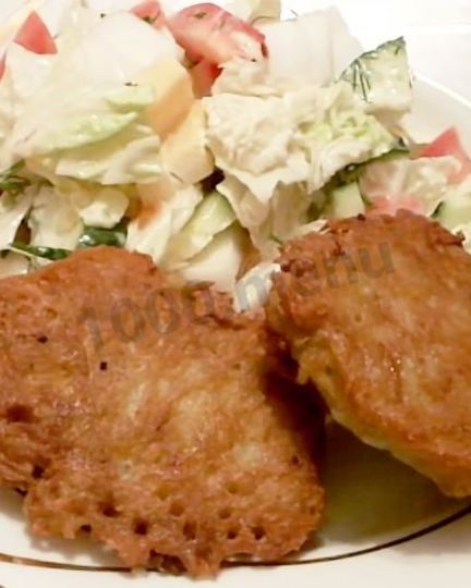 Рецепт колдунов из картофеля с фаршем