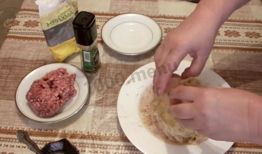 колдуны из картофеля с фаршем