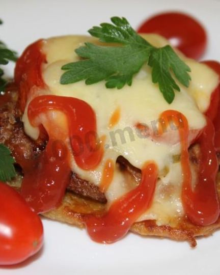 Рецепт пирамидок веселых друзья драники с котлетами