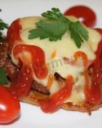 Пирамидки Веселые друзья драники с котлетами