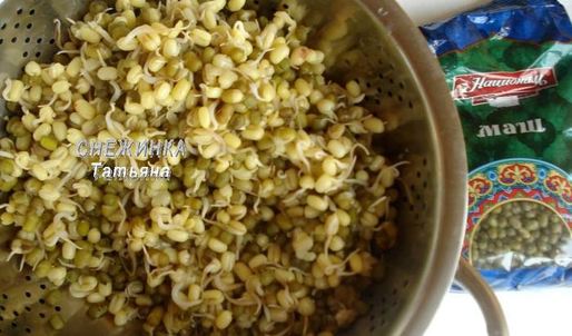 фрикадельки из маша с банановым соусом в капустных лепестках