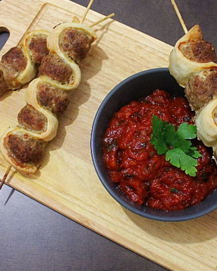 Рецепт фрикадельки на шпажках