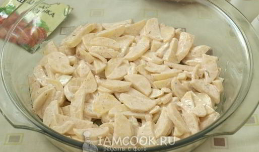 фрикадельки с картошкой в духовке