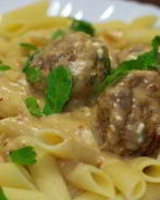 Фрикадельки с подливой