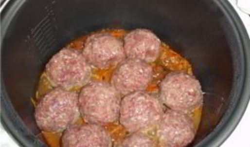 фрикадельки с рисом в мультиварке