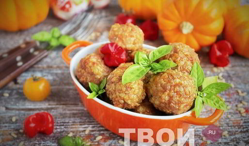фрикадельки с рисом