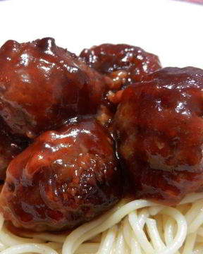 Фрикадельки в медово-чесночном соусе