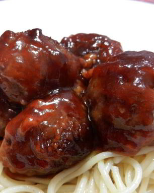 Фрикадельки в медово-чесночном соусе