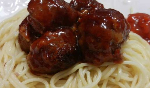 фрикадельки в медово-чесночном соусе