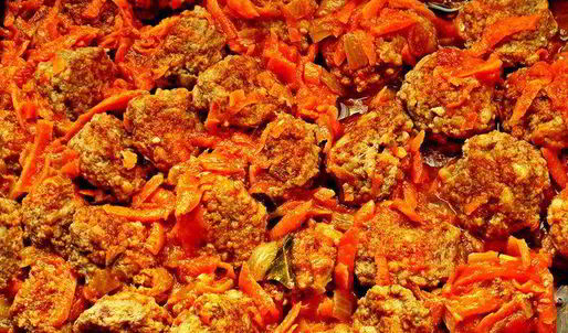 фрикадельки в моркови