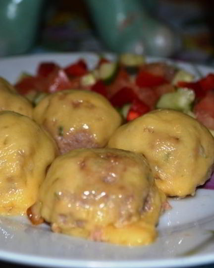 Рецепт фрикаделек в сырной шубке