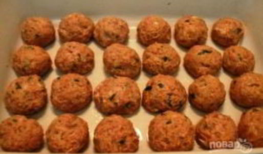 фрикадельки в сырной шубке