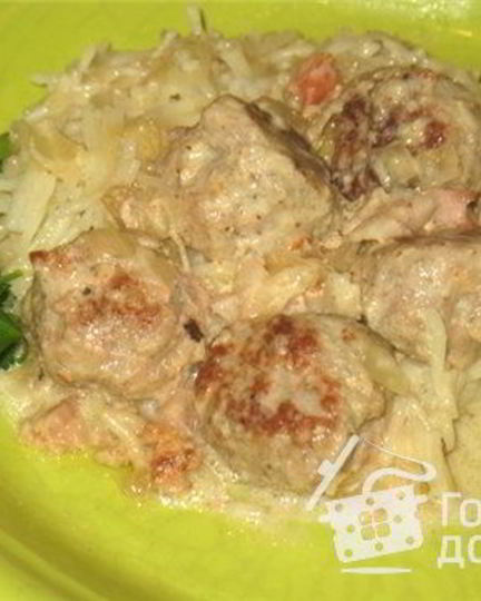 Рецепт фрикаделек в сырном соусе с беконом