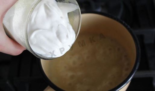 куриные фрикадельки в сметанном соусе