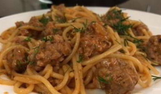 макароны с фрикадельками за 25-30 минут