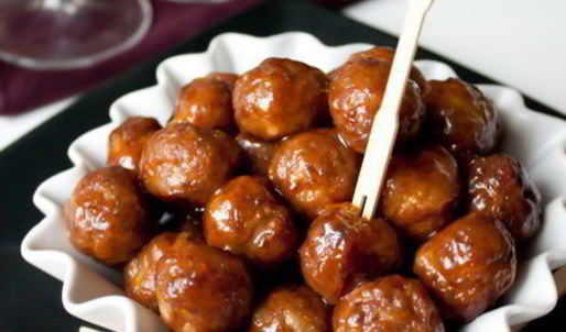 остро-сладкие закусочные фрикадельки