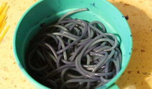 праздничные спагетти с фрикадельками