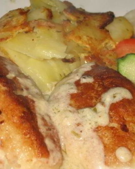 Рецепт рыбных фрикаделек в сметанном соусе