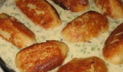 рыбные фрикадельки в сметанном соусе