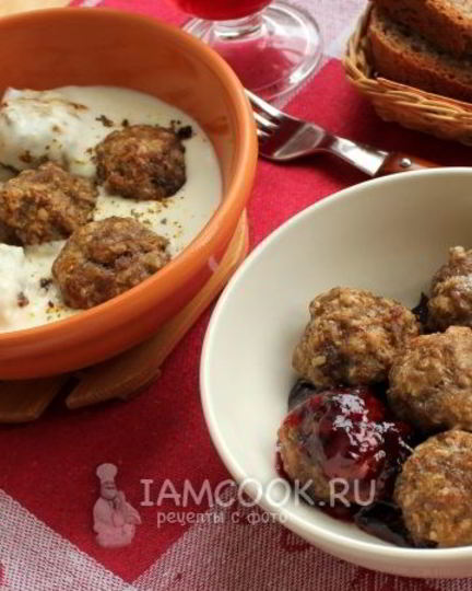 Рецепт шведских фрикаделек