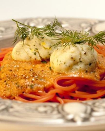 Рецепт спагетти с фрикадельками из трески