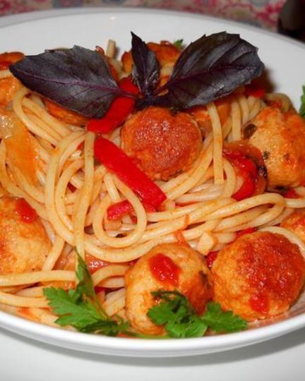 Рецепт спагетти с фрикадельками леди и бродяга