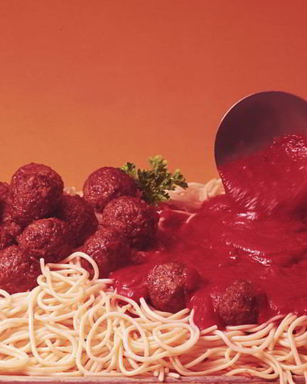 Рецепт вермишели с фрикадельками и томатным соусом