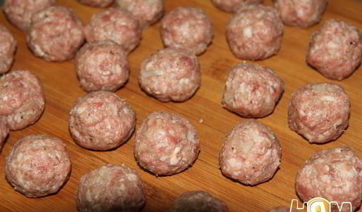 закуска из грибов с фрикадельками