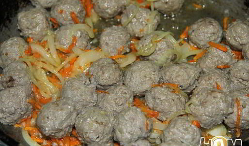 закуска из грибов с фрикадельками