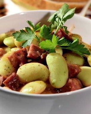 Гарнир из бобовых