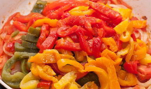 гарнир из запеченных перцев