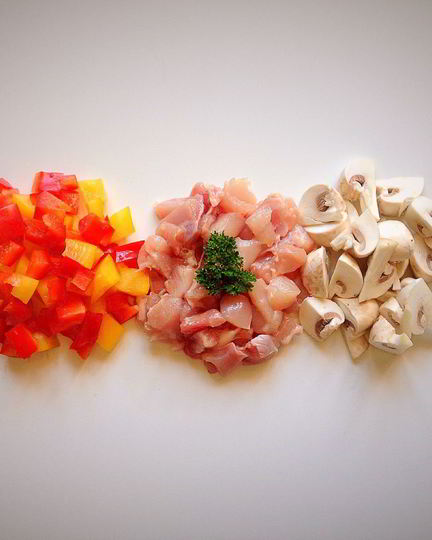 Рецепт азиатского риса с курицей и овощами