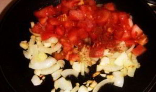 чечевица с колбасой