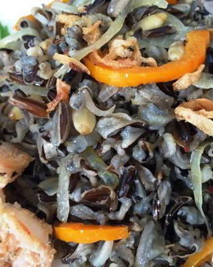 Рецепт дикого риса с овощами