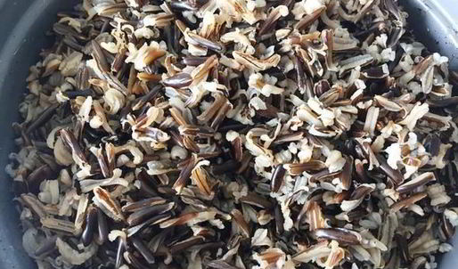 дикий рис с овощами