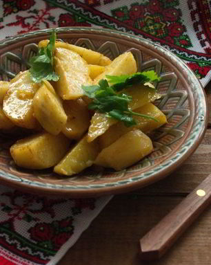 Картофель по-деревенски в рукаве