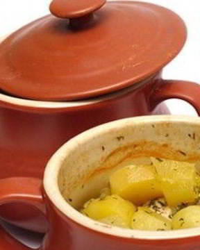 Картофель в горшочке в духовке