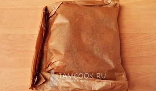 картофель в пергаменте