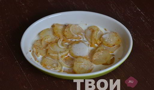 картофель в сливках