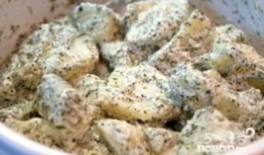 картофель в сливочном соусе