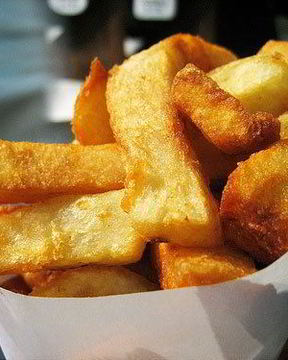 Картофель, жаренный соломкой в духовке