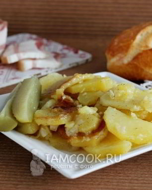 Картофель жареный с майонезом в мультиварке