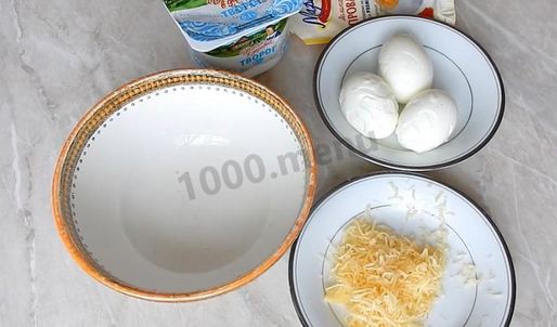 картофельные гнезда c петушками в духовке