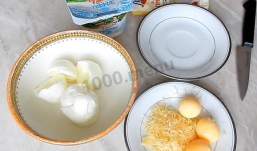 картофельные гнезда c петушками в духовке