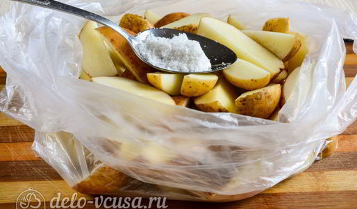 картошка по-деревенски в духовке