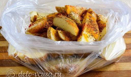 картошка по-деревенски в духовке