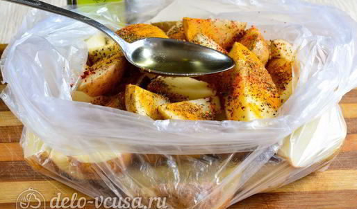 картошка по-деревенски в духовке