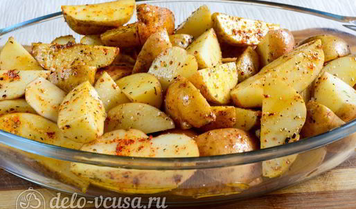 картошка по-деревенски в духовке